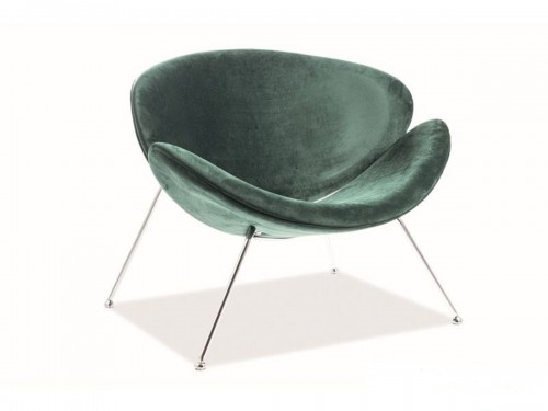 Крісло Major Velvet Хром/Зелений Signal